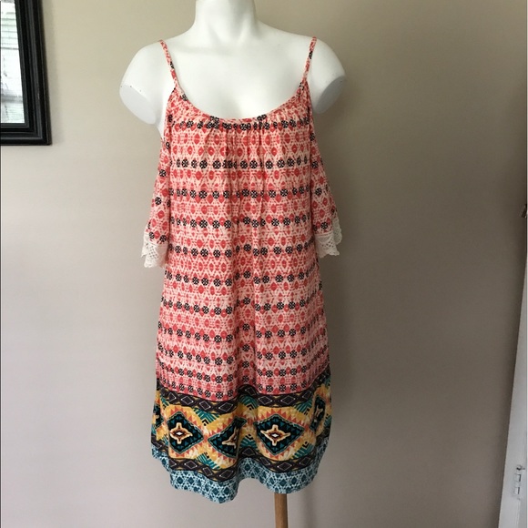 NWT Crocheted Terra-cotta Dress - Picture 3 of 7